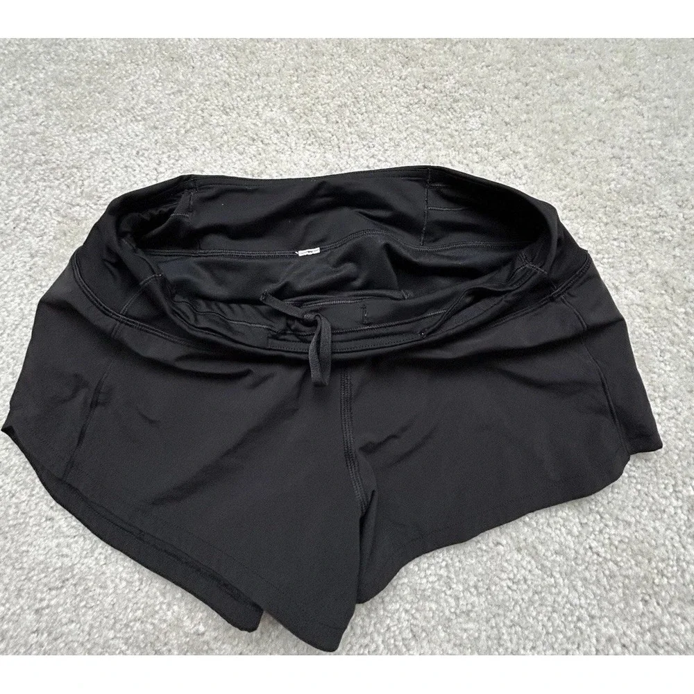 3PC Lululemon Women's Size 4 Hotty Hot Speed Up Shorts 3